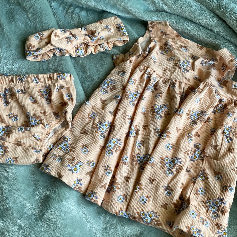 3 piece set for baby girl